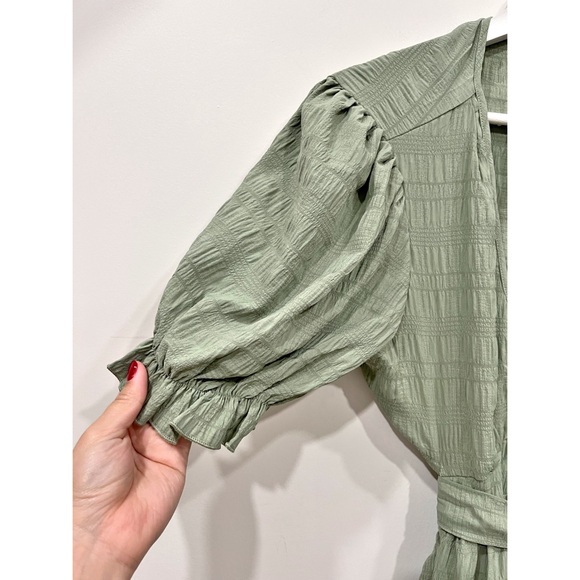 Anna-Casi California Flowy Green Maxi Dress - Picture 6 of 8